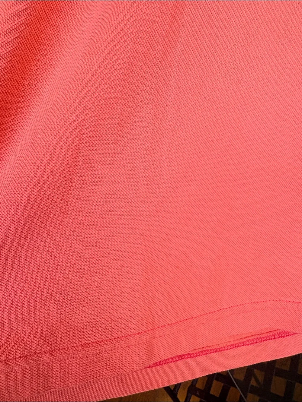 Finery Amalfi Coast Made in Italy Mens Polo Shirt Salmon Large Luxury Resort - Picture 7 of 8